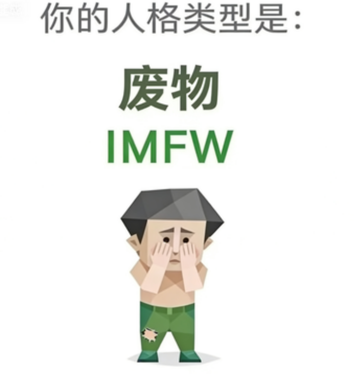 废物（IMFW）SBTI 人格类型插图